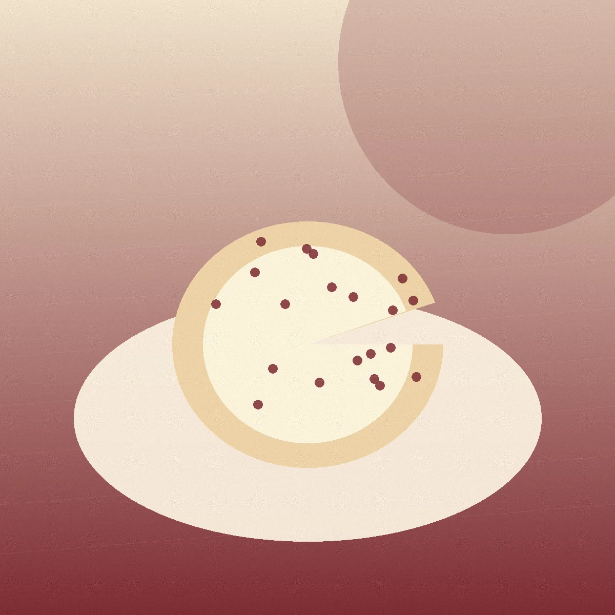 Instagram ähnlicher Einblick dessert